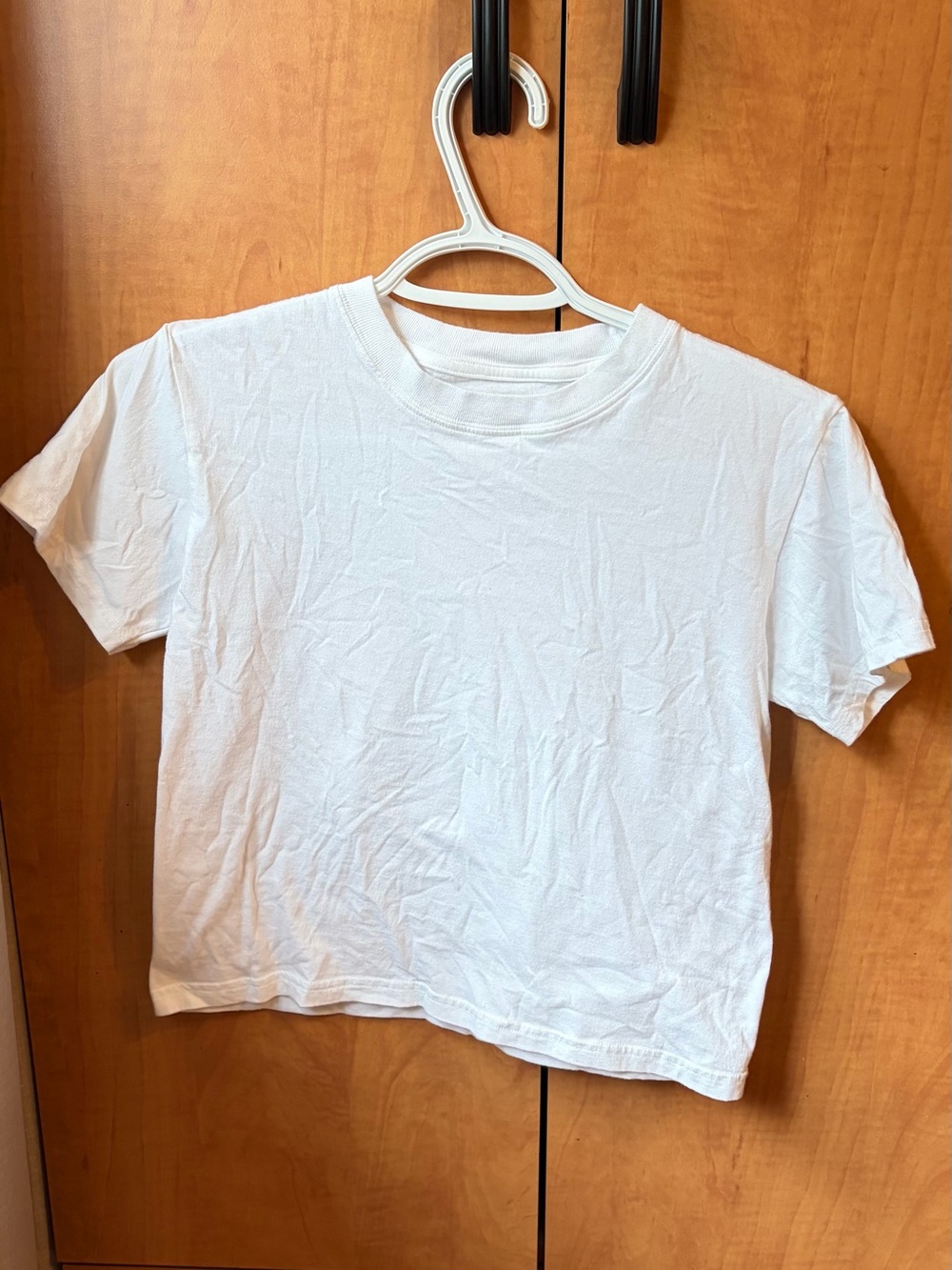 Hanes White Crew Neck T-Shirt